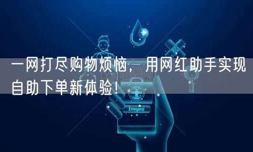 一网打尽购物烦恼,用网红助手实现自助下单新体验!