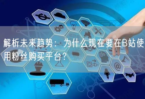 解析未来趋势：为什么现在要在B站使用粉丝购买平台？