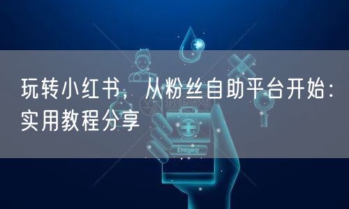 玩转小红书,从粉丝自助平台开始:实用教程分享
